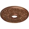 Ekena Millwork Apollo Ceiling Medallion (Canopies up to 5 5/8"), 16 1/2"OD x 3 5/8"ID x 1 1/8"P, Polished Copper CM16APPOS - alternate 3